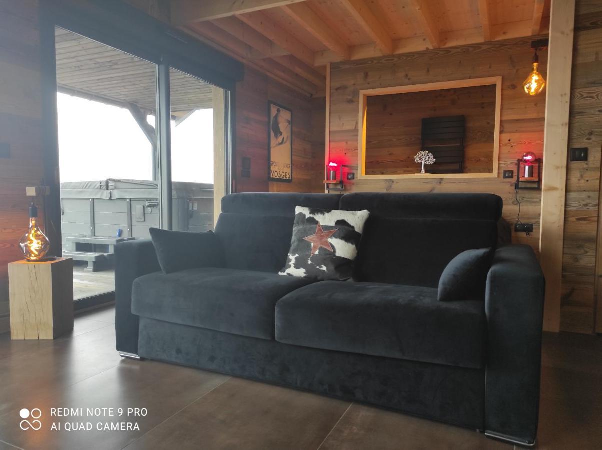 Chalet Neuf Avec Jacuzzi Prive, Vue Imprenable Sur Massif Des Vosges Villa Belfahy Eksteriør billede