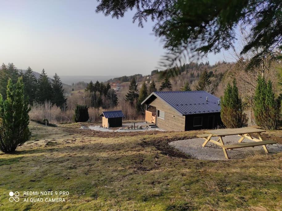 Chalet Neuf Avec Jacuzzi Prive, Vue Imprenable Sur Massif Des Vosges Villa Belfahy Eksteriør billede